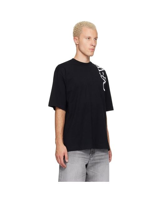 Off-White c/o Virgil Abloh Black Vertical Bookish Skate T-Shirt for men