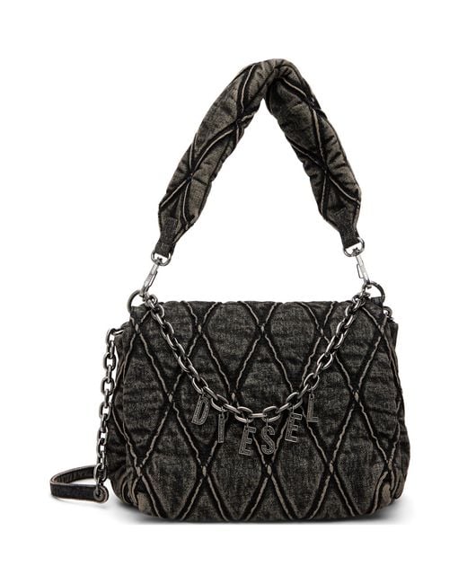 DIESEL Black Dsl 3D X Camera Bag for men