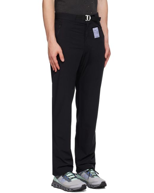 Satisfy Black Peaceshell Solotex Trousers for men