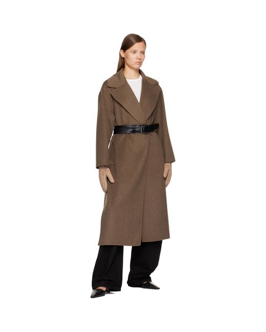 Max Mara Black Tan Sand Gloves