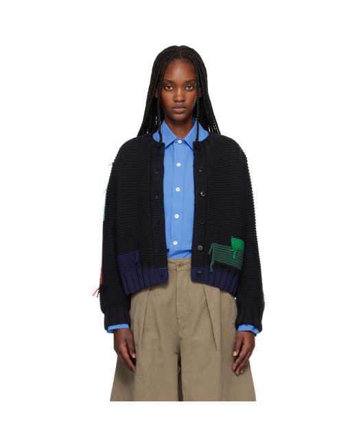 YMC Blue Atomic Cardigan