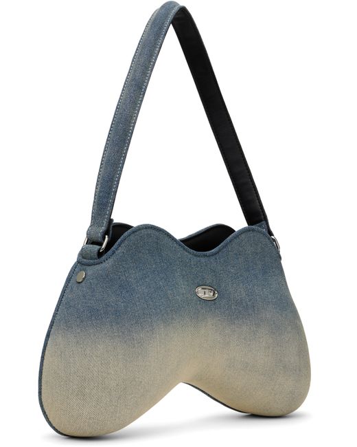 DIESEL ブルー Double-D ショルダーバッグ Gray