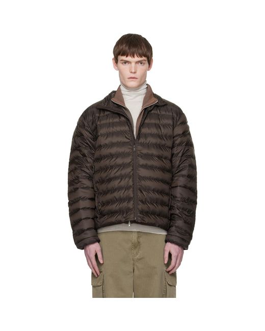 Canada Goose Black 'Tonal Label' Stratus Down Jacket for men