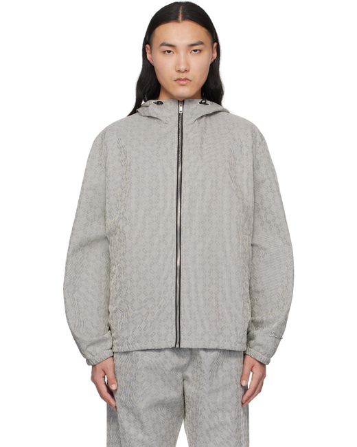 Blouson Gris À Monogrammes 72 En Jacquard Givenchy pour homme en coloris Gray