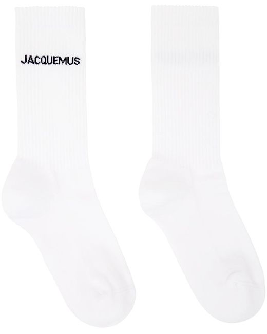 Chaussettes 'les chaussettes ' blanches - les classiques Jacquemus en coloris White
