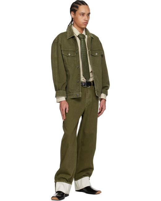 Bottega Veneta カーキ Colored Turned Up ジーンズ Bottega Veneta® Women's Colored Turned Up Jeans in Caper