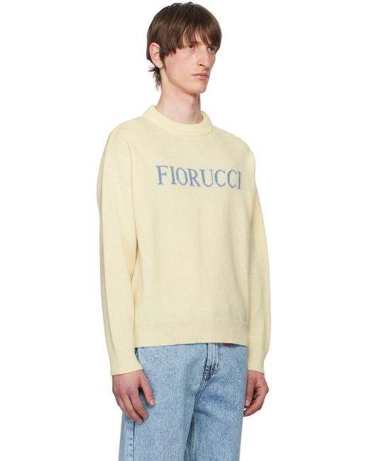 メンズ Fiorucci オフホワイト Heritage セーター Blue
