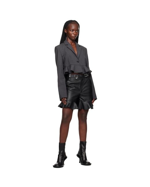 J.W. Anderson Black Padlock Shorts