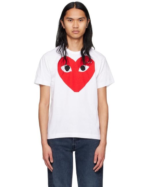 COMME DES GARÇONS PLAY Red Big Heart T-Shirt for men