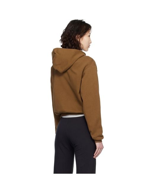 Pull À Capuche Brun À Coupe Classique Skims en coloris Black