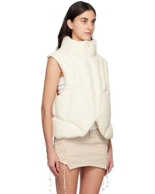 Hyein Seo Natural Off- Padded Reversible Vest