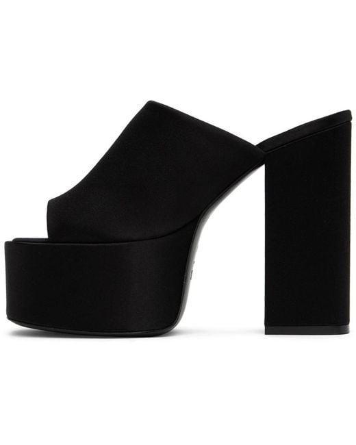 Sandales À Talon Bottier Sasha Noires Paris Texas en coloris Black