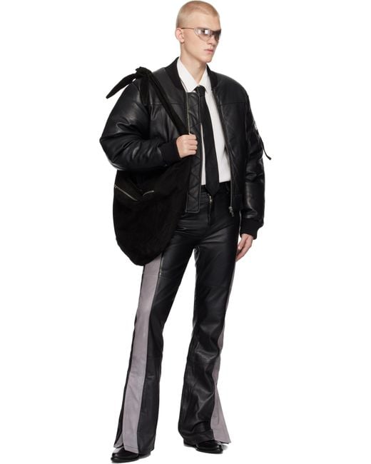 DEADWOOD レザーボンバージャケット