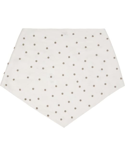 RESCHA White Ssense Exclusive Dolly Scarf