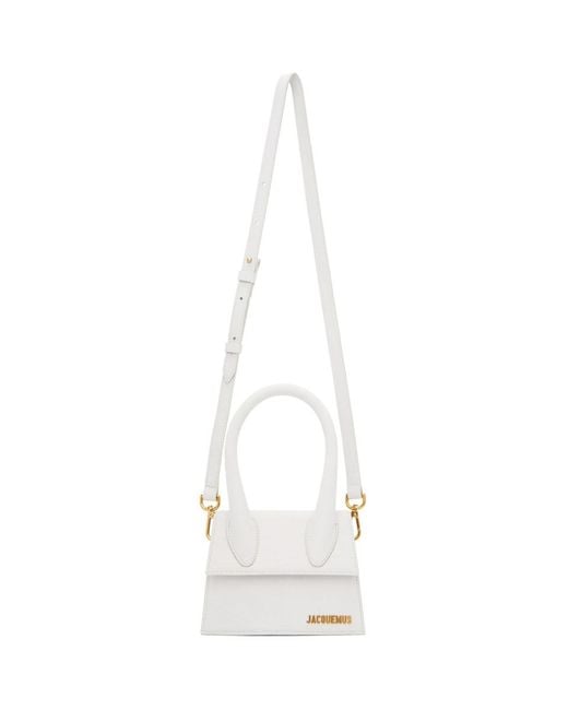 White Croc Embossed Leather Handbag – claireflowers.com