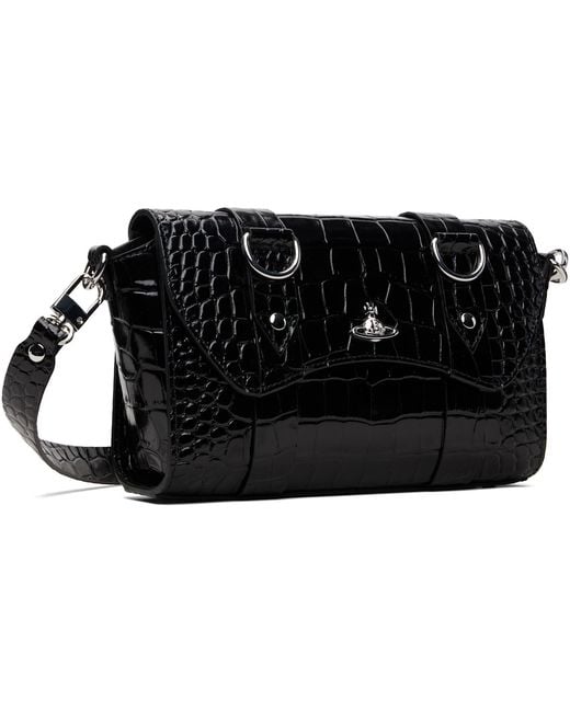 Vivienne Westwood Black Kimmy Crossbody Bag for men