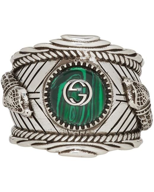 Gucci Green Garden Ring for men