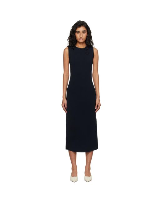 Max Mara Black Mxpangus Knitted Maxi Dress