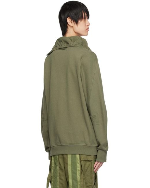 Maharishi Green Shinobi Sweatshirt for men