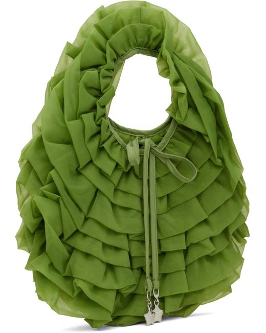 Sandy Liang グリーン Napa バッグ Green