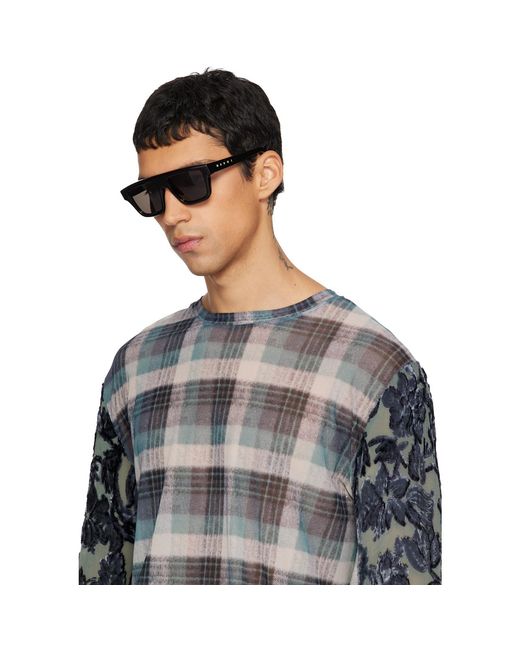 Marni Black Retrosuperfuture Edition Nistakari Sunglasses for men
