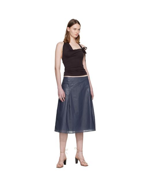 Paloma Wool Black Dimi Midi Skirt