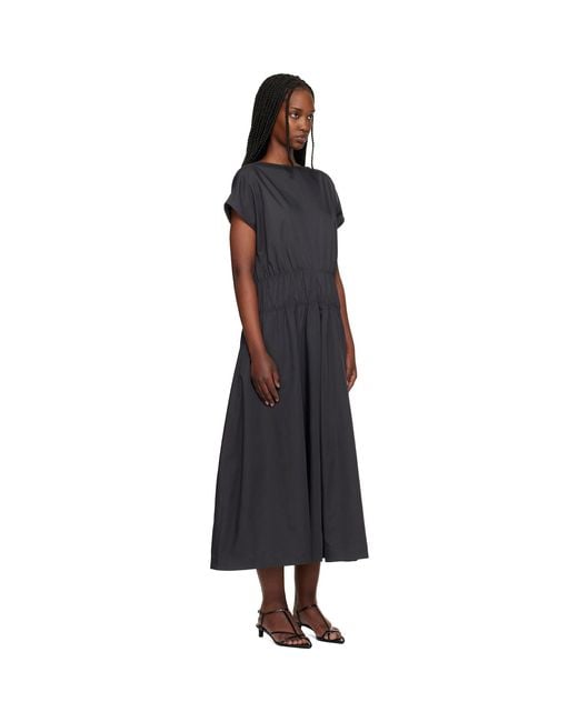 Studio Nicholson Black Simos Midi Dress