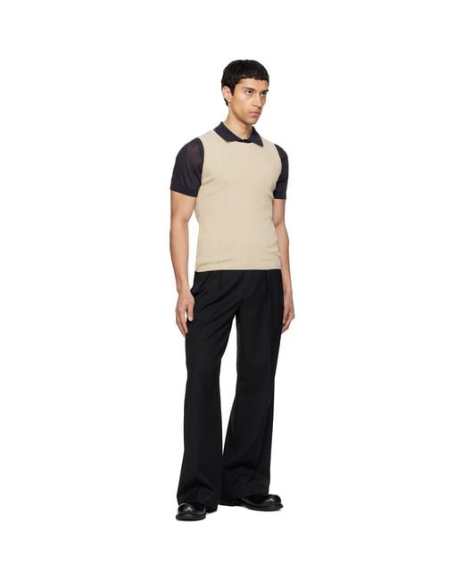 Carrera Black Tone Tank Top for men