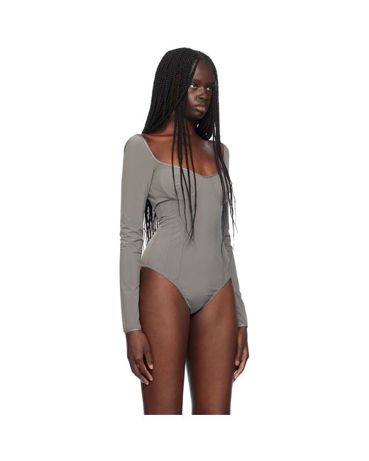 Paris Georgia Black Underwire Bodysuit