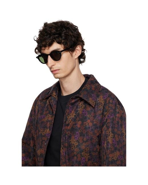 Lunetterie Generale Brown 'Hedonist' Sunglasses for men