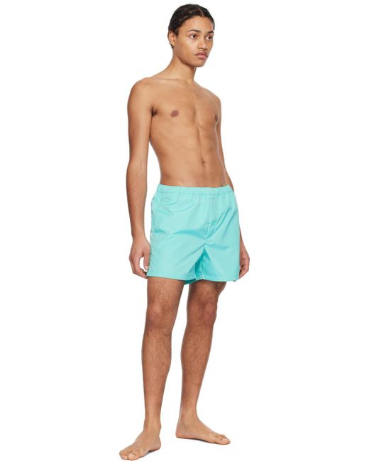 Valentino Blue Drawstring Swim Shorts for men