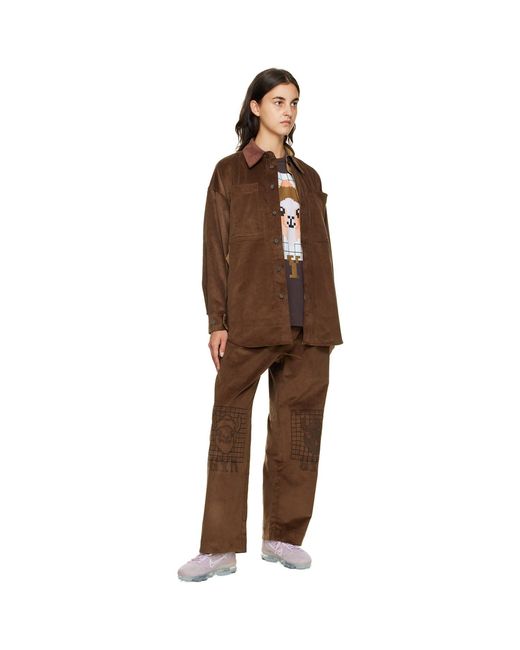 Bernhard Willhelm Brown Patch Pocket Shirt