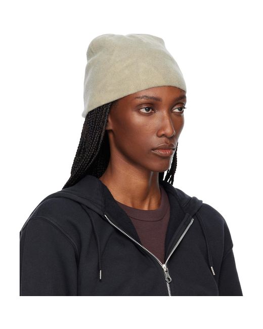 Our Legacy Blue Spray-Dyed Beanie
