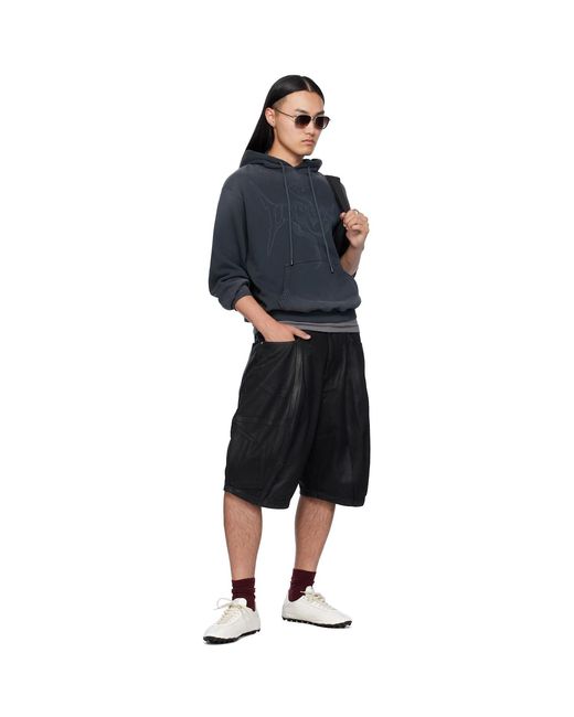 Pull À Capuche Décontracté Gris Lu'u Dan pour homme en coloris Blue