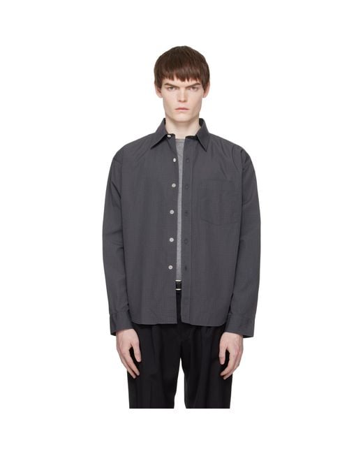 mfpen Black Executive Shirt for men