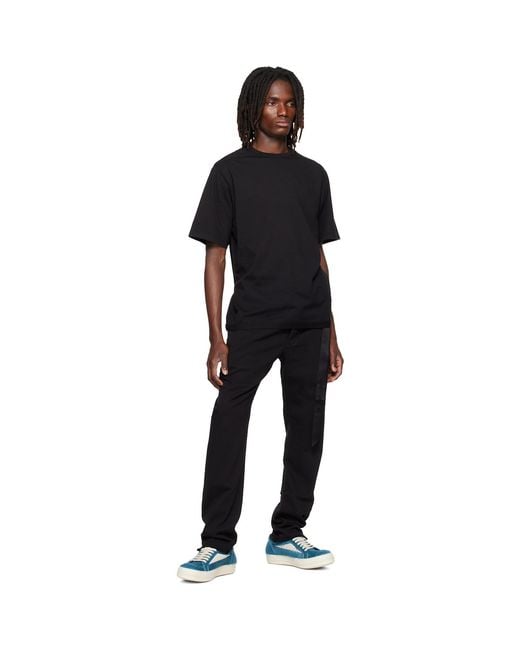 Rick Owens Black Tower Berlin Drawstring Sweatpants for men