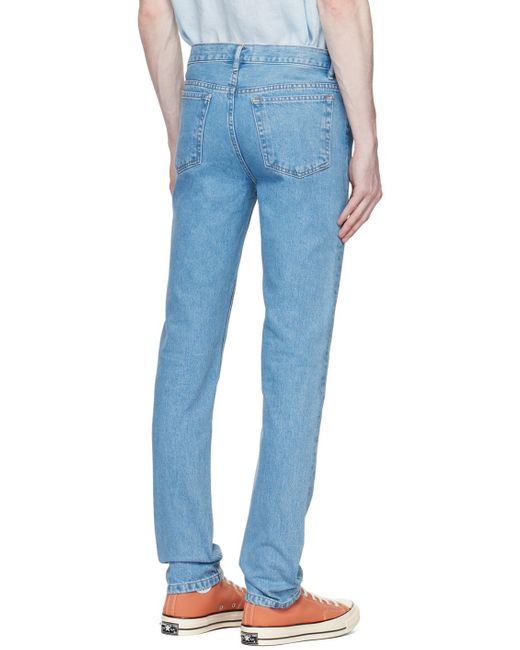 A.P.C. . Blue Petit New Standard Jeans for men