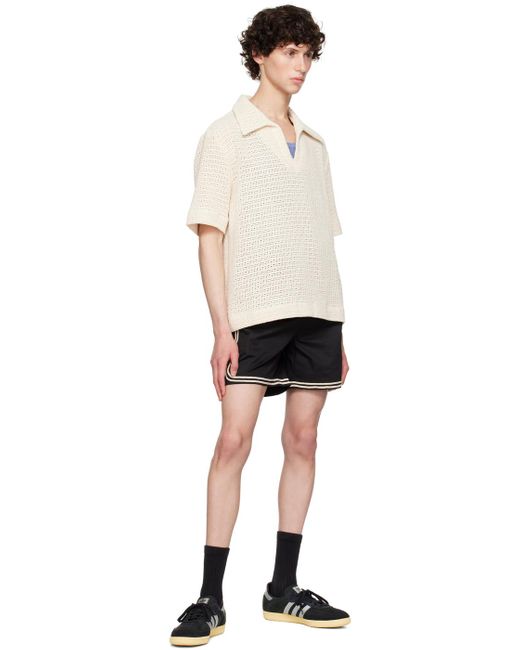 Short Noir À Ornements En Cordelette Tressée Commas pour homme en coloris Black