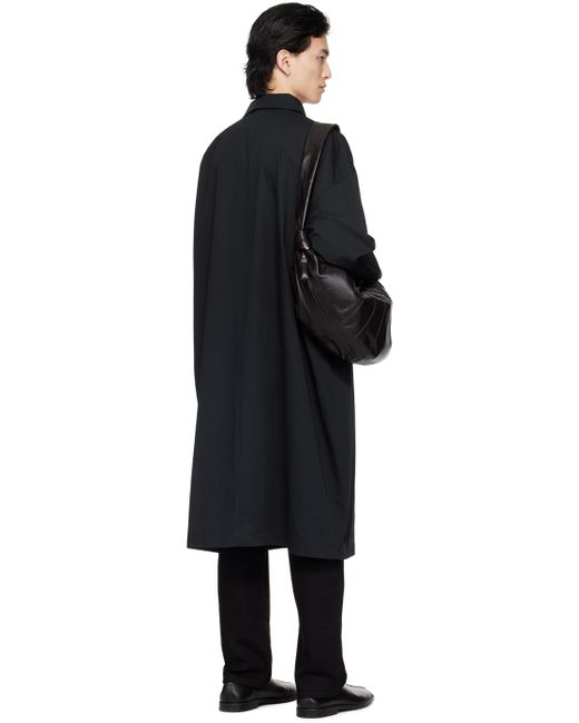 Manteau noir léger Lemaire pour homme en coloris Black