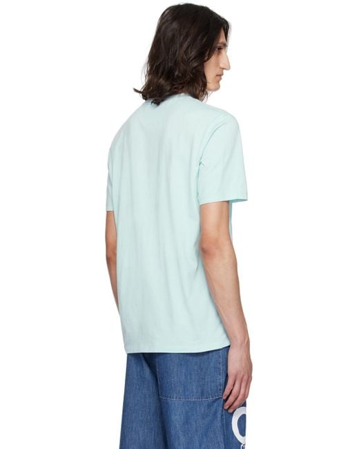 C P Company Blue Patch T-Shirt for men
