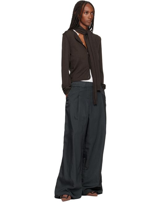 Escarpins Mayslibi Brun Et Noir Manolo Blahnik en coloris Black