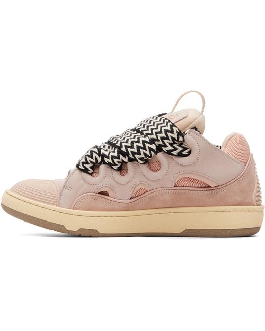 Lanvin Pink Curb Sneakers
