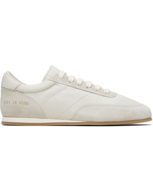 Baskets De Course Blanc Cassé Common Projects pour homme en coloris Black