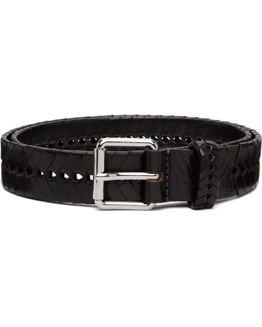 Lemaire Black Braided 30 Belt