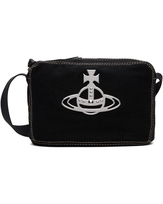 Vivienne Westwood Black Jude Crossbody Bag for men