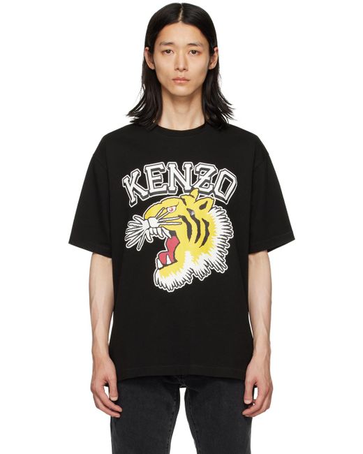 メンズ KENZO Paris Varsity Jungle タイガー Tシャツ ブラック | Lyst