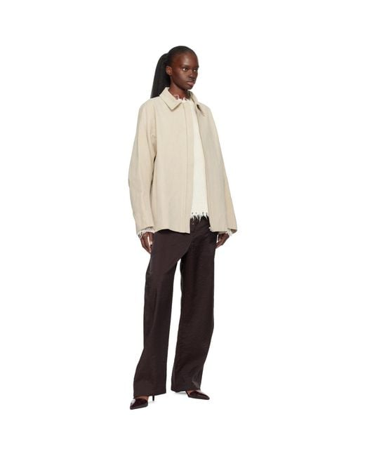Lauren Manoogian Natural Canvas Work Jacket