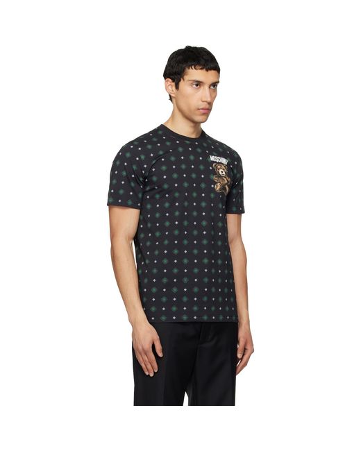 Moschino Black Teddy T-Shirt for men