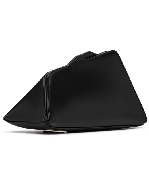 The Attico Black Oversized 8:30pm Clutch