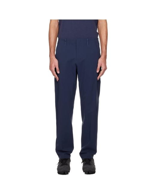 Veilance Blue Indisce Mx Trousers for men